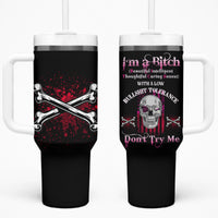 I'm A B Don't Try Me Tumbler With Handle - Wonder Print Shop