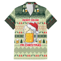 Merry Drunk I'm Christmas Family Matching Mermaid Dress and Hawaiian Shirt Xmas Holiday Patterns - Wonder Print Shop