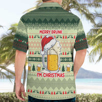 Merry Drunk I'm Christmas Hawaiian Shirt Xmas Holiday Patterns - Wonder Print Shop