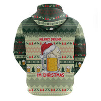 Merry Drunk I'm Christmas Hoodie Xmas Holiday Patterns - Wonder Print Shop