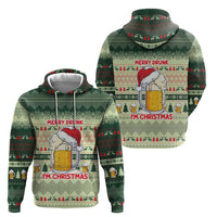 Merry Drunk I'm Christmas Hoodie Xmas Holiday Patterns - Wonder Print Shop