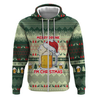 Merry Drunk I'm Christmas Hoodie Xmas Holiday Patterns - Wonder Print Shop