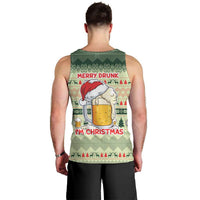 Merry Drunk I'm Christmas Men Tank Top Xmas Holiday Patterns - Wonder Print Shop
