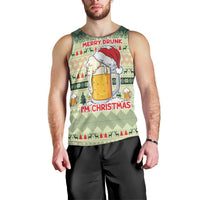 Merry Drunk I'm Christmas Men Tank Top Xmas Holiday Patterns - Wonder Print Shop