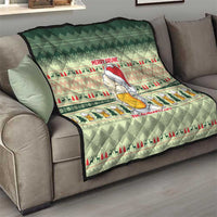 Merry Drunk I'm Christmas Quilt Xmas Holiday Patterns - Wonder Print Shop