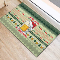 Merry Drunk I'm Christmas Rubber Doormat Xmas Holiday Patterns - Wonder Print Shop