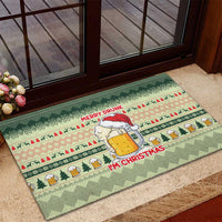 Merry Drunk I'm Christmas Rubber Doormat Xmas Holiday Patterns - Wonder Print Shop