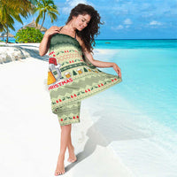 Merry Drunk I'm Christmas Sarong Xmas Holiday Patterns - Wonder Print Shop