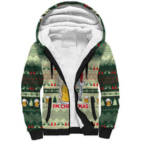 Merry Drunk I'm Christmas Sherpa Hoodie Xmas Holiday Patterns - Wonder Print Shop