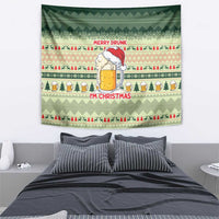 Merry Drunk I'm Christmas Tapestry Xmas Holiday Patterns - Wonder Print Shop