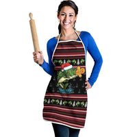 Merry Fishmas Christmas Apron Xmas Holiday Patterns - Wonder Print Shop
