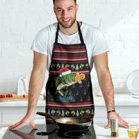 Merry Fishmas Christmas Apron Xmas Holiday Patterns - Wonder Print Shop