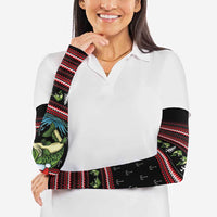 Merry Fishmas Christmas Arm Sleeves Xmas Holiday Patterns - Wonder Print Shop