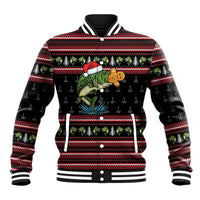 Merry Fishmas Christmas Baseball Jacket Xmas Holiday Patterns - Wonder Print Shop