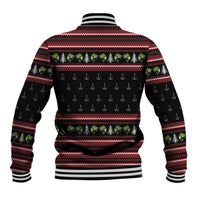 Merry Fishmas Christmas Baseball Jacket Xmas Holiday Patterns - Wonder Print Shop