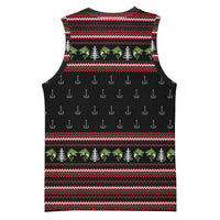 Merry Fishmas Christmas Basketball Jersey Xmas Holiday Patterns - Wonder Print Shop