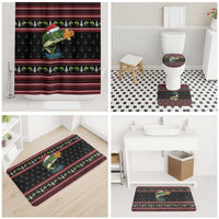 Merry Fishmas Christmas Bathroom Set Xmas Holiday Patterns - Wonder Print Shop