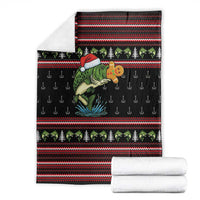 Merry Fishmas Christmas Blanket Xmas Holiday Patterns - Wonder Print Shop