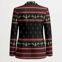 Merry Fishmas Christmas Blazer Xmas Holiday Patterns - Wonder Print Shop