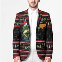 Merry Fishmas Christmas Blazer Xmas Holiday Patterns - Wonder Print Shop