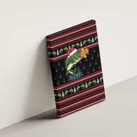 Merry Fishmas Christmas Canvas Wall Art Xmas Holiday Patterns - Wonder Print Shop