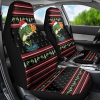 Merry Fishmas Christmas Car Seat Cover Xmas Holiday Patterns - Wonder Print Shop