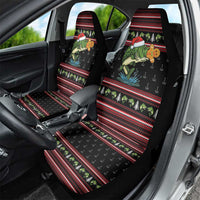 Merry Fishmas Christmas Car Seat Cover Xmas Holiday Patterns - Wonder Print Shop