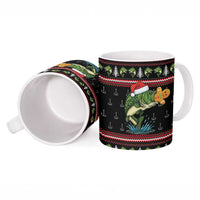 Merry Fishmas Christmas Ceramic Mug Xmas Holiday Patterns - Wonder Print Shop