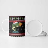 Merry Fishmas Christmas Ceramic Mug Xmas Holiday Patterns - Wonder Print Shop