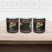 Merry Fishmas Christmas Ceramic Mug Xmas Holiday Patterns - Wonder Print Shop