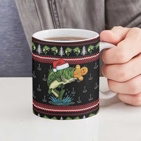 Merry Fishmas Christmas Ceramic Mug Xmas Holiday Patterns - Wonder Print Shop