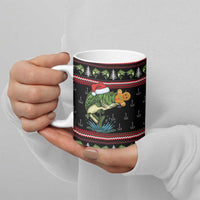Merry Fishmas Christmas Ceramic Mug Xmas Holiday Patterns - Wonder Print Shop