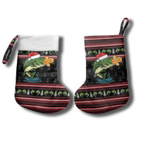 Merry Fishmas Christmas Stocking Xmas Holiday Patterns - Wonder Print Shop