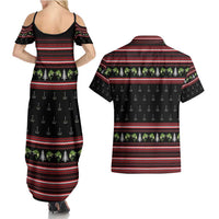 Merry Fishmas Christmas Couples Matching Summer Maxi Dress and Hawaiian Shirt Xmas Holiday Patterns - Wonder Print Shop