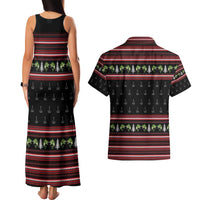 Merry Fishmas Christmas Couples Matching Tank Maxi Dress and Hawaiian Shirt Xmas Holiday Patterns - Wonder Print Shop