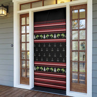 Merry Fishmas Christmas Door Cover Xmas Holiday Patterns - Wonder Print Shop