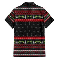 Merry Fishmas Christmas Family Matching Off The Shoulder Long Sleeve Dress and Hawaiian Shirt Xmas Holiday Patterns - Wonder Print Shop