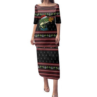 Merry Fishmas Christmas Family Matching Puletasi and Hawaiian Shirt Xmas Holiday Patterns - Wonder Print Shop