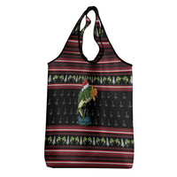 Merry Fishmas Christmas Grocery Bag Xmas Holiday Patterns - Wonder Print Shop