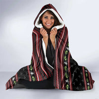 Merry Fishmas Christmas Hooded Blanket Xmas Holiday Patterns - Wonder Print Shop