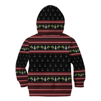 Merry Fishmas Christmas Kid Hoodie Xmas Holiday Patterns - Wonder Print Shop