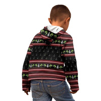 Merry Fishmas Christmas Kid Hoodie Xmas Holiday Patterns - Wonder Print Shop