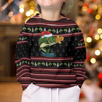 Merry Fishmas Christmas Kid Ugly Christmas Sweater Xmas Holiday Patterns - Wonder Print Shop