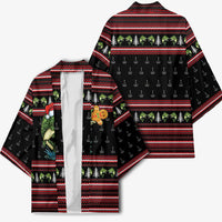 Merry Fishmas Christmas Kimono Xmas Holiday Patterns - Wonder Print Shop