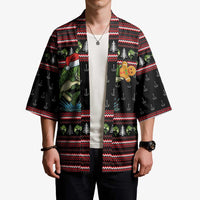 Merry Fishmas Christmas Kimono Xmas Holiday Patterns - Wonder Print Shop