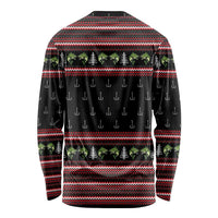 Merry Fishmas Christmas Long Sleeve Shirt Xmas Holiday Patterns - Wonder Print Shop