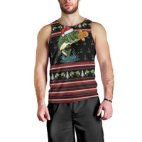 Merry Fishmas Christmas Men Tank Top Xmas Holiday Patterns - Wonder Print Shop