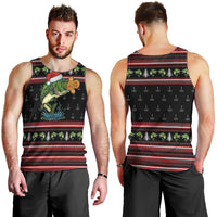 Merry Fishmas Christmas Men Tank Top Xmas Holiday Patterns - Wonder Print Shop