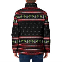 Merry Fishmas Christmas Padded Jacket Xmas Holiday Patterns - Wonder Print Shop