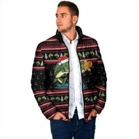 Merry Fishmas Christmas Padded Jacket Xmas Holiday Patterns - Wonder Print Shop
